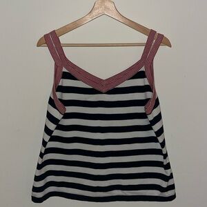 Talbots Women's red/white/blue tank